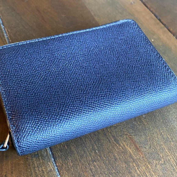 - Coach crossgrain corner zip medium zip wallet - Picture 2 of 7